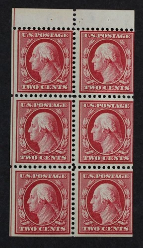 CKStamps: US Stamps Collection Scott#332a Booklet Mint 4NH 2LH OG