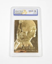 1996-97 Flair Showcase 23kt Gold Michael Jordan WCG 10
