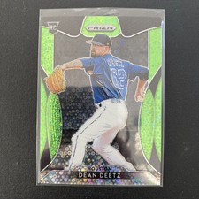 2019 Panini Prizm Tier III Lime Green Donut Circle 80/199 Dean Deetz #239 NA