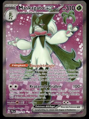 Maskagato ex 231/193 Ultra Rare Paldea Evolved Holo NM Pokemon Karte Deutsch