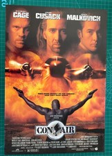 CON AIR, NICOLAS CAGE, JOHN MALKOVICH, JOHN CUSACK, RARE 1997 POSTER