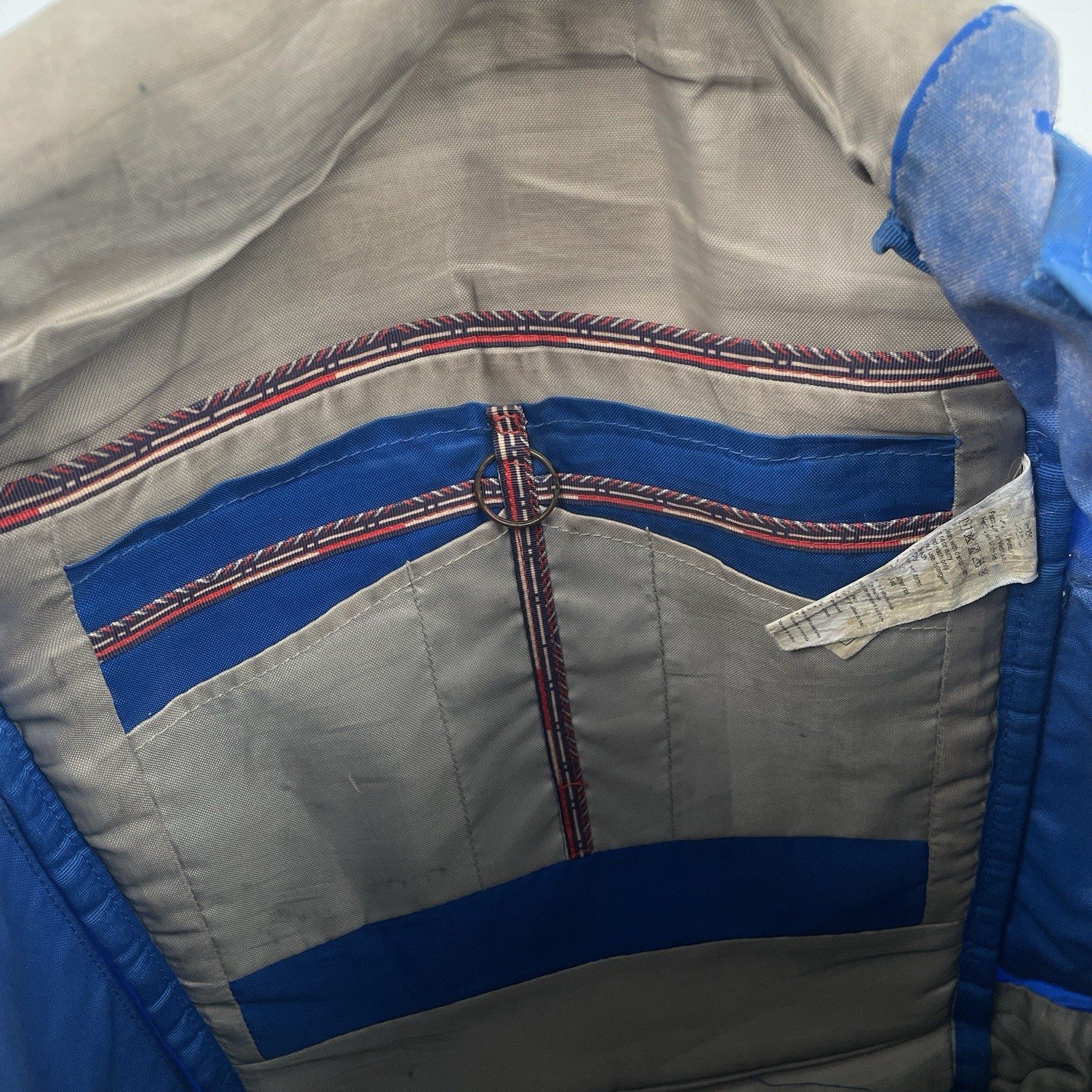 Rare Vintage JanSport Skip Yowell Nylon Rucksack Backpack in Blue *flaws* image 8