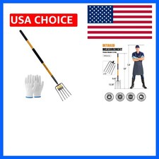 Pitch Fork for Gardening, 5 Tine Pitchfork He...