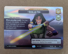 Quinlan Vos - Sticking the Landing, TWI-275 Star Wars Unlimited, Showcase Foil