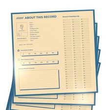 HumminGuru 12 Inch Vinyl Record Jackets, 400GSM Album Jackets 25 Pack/5lb