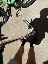 Razor A Folding Kick Scooter, Silver & Green ...