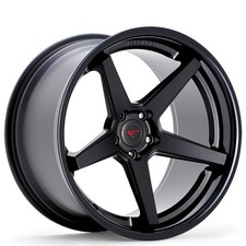 Ferrada Wheels Fr3 19x9.519x10.5 Matte Black With Gloss Black Lip 4pcs B2