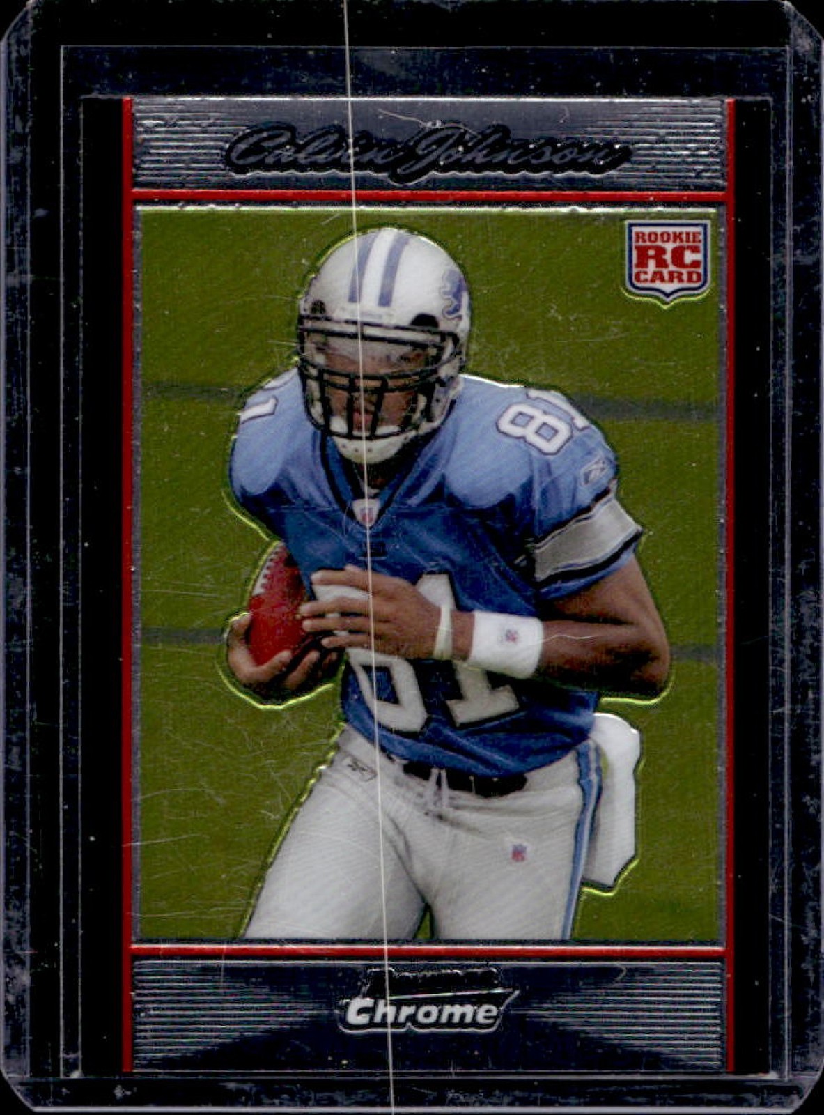 2007 Bowman Chrome Calvin Johnson RC Rookie #BC75 Lions