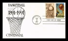 US COVER BASKETBALL CENTENNIAL FIRST DAY ISSUE SCOTT 2560 COMBO
