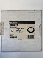 DuraVent DuraBlack 6 pulgadas Cuello ribete 6DBK-TC NUEVO