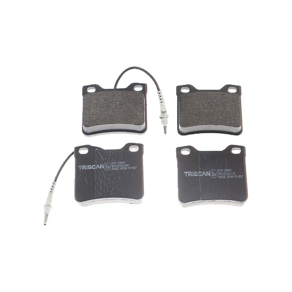 Bremsbelagsatz Scheiben 17 Mm Triscan Iam-Expertise FüR Peugeot 605-image
