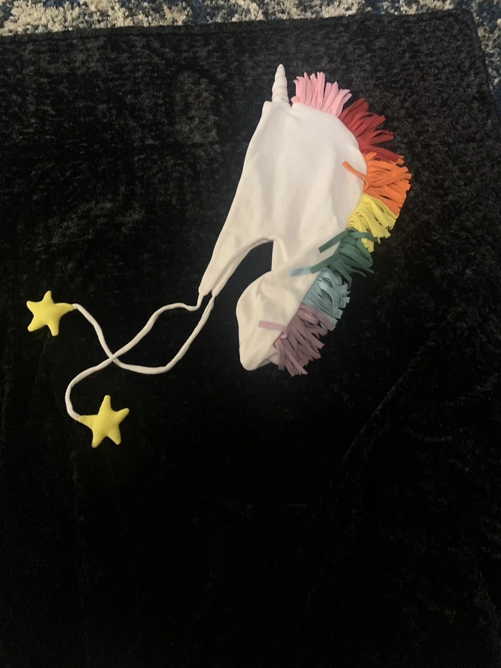 Un par de NUEVO Capucha Unicornio Polar con Corbatas Estrella y Brillante Maine Leg Avenue Marca Foto 2 de 4