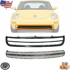 For 1998-2005 Volkswagen Beetle Front Bumper Grille Assembly And Molding Trim For 1998-2005 Volkswagen Beetle Front Bumper Grille Assembly And Molding Trim