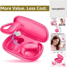 Wireless Earbuds Bluetooth 5.3 Headphones Sport,Over Ear Buds with Deep Bass ...