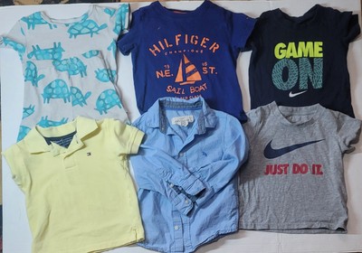 Boys Size 2T Clothes  Lot Of 17  Tops, Pants, Short Sets, P.J.'s