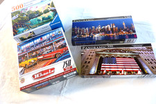 Lot Of 5 Puzzles, Ravensburger, Master Pieces, New  Used - Complete.