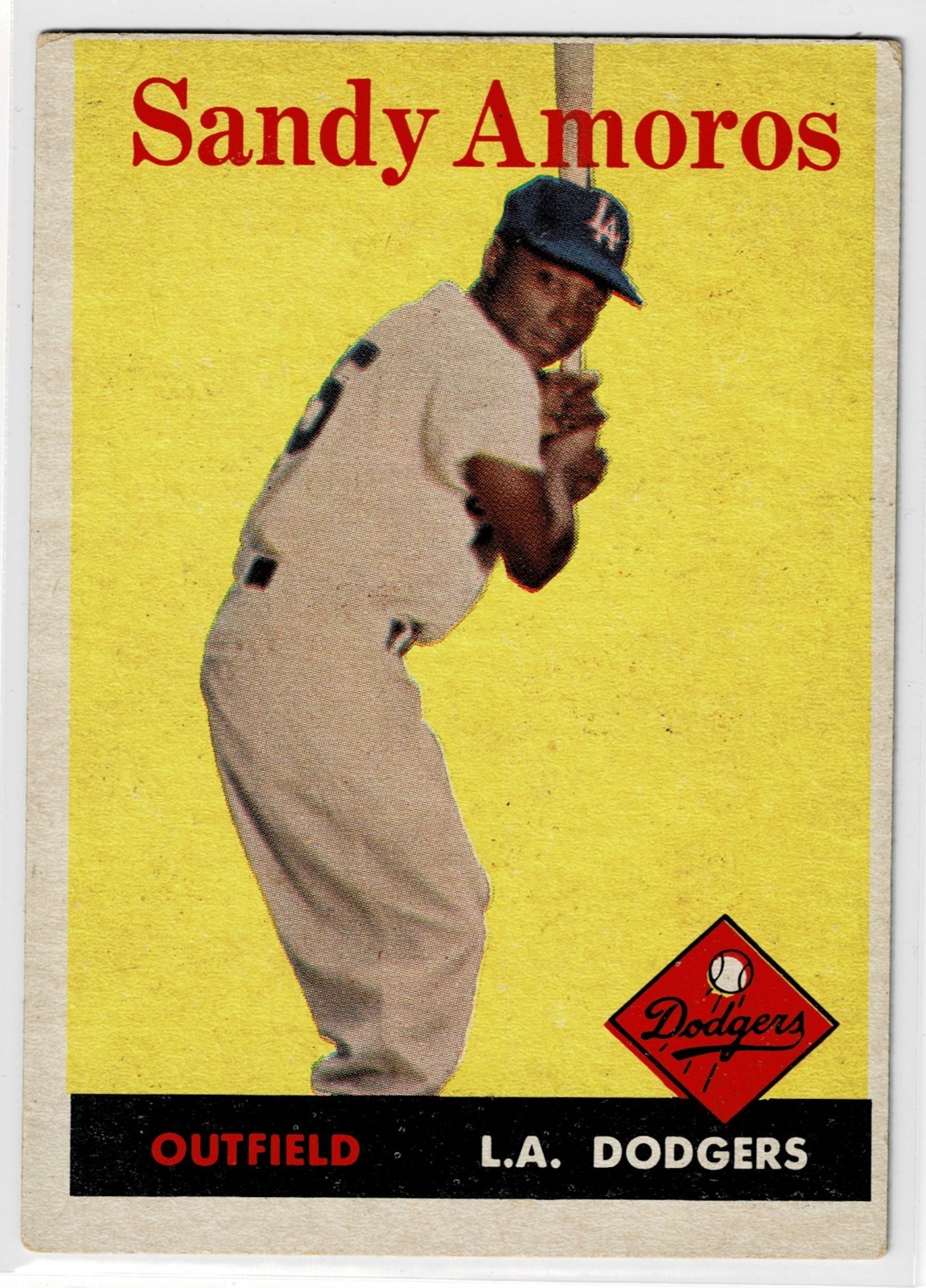 1958 Topps #93 Sandy Amoros VG