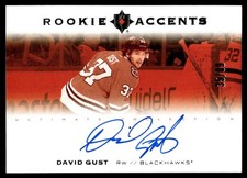 2023-24 UD Ultimate Collection Rookie Accents David Gust Rookie Auto /99 Chicago