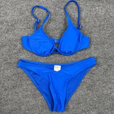 Xhilaration Royal Blue Underwire Bikini Set -...