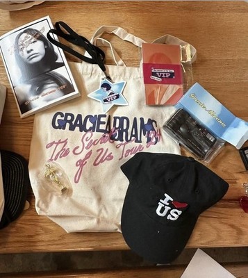   RARE GRACIE ABRAMS THE SECRET OF US TOUR VIP CANVAS TOTE *BAG ONLY*  