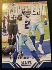 2021 Panini Score Football Ezekiel Elliott Score Team #ST10 Dallas Cowboys