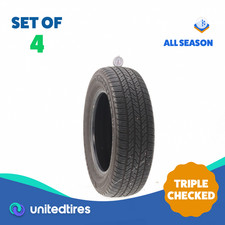 Set Of 4 Used 19565r15 Firestone All Season Firestone 91t - 7-7.532 Set Of 4 Used 19565r15 Firestone All Season Firestone 91t - 7-7.532