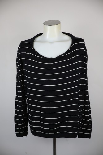 Massimo Dutti, Massimo Dutti Light Cotton Striped Regular Fit Mens Sweater L Vintage