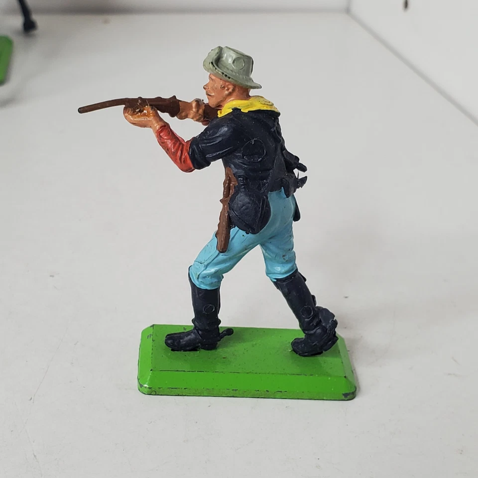 Lote de 11 figuras de soldados montadas vintage de caballería de los Estados Unidos detalle de Gran Bretaña Foto 4 de 4