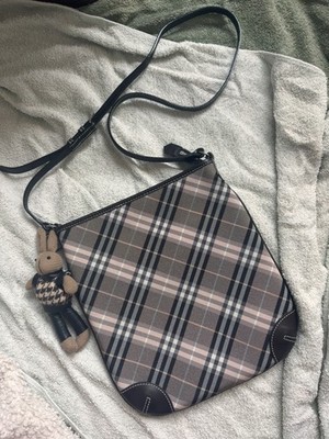 MINT Burberry Blue Label Pink Nova Check Crossbody - Japan Exclusive