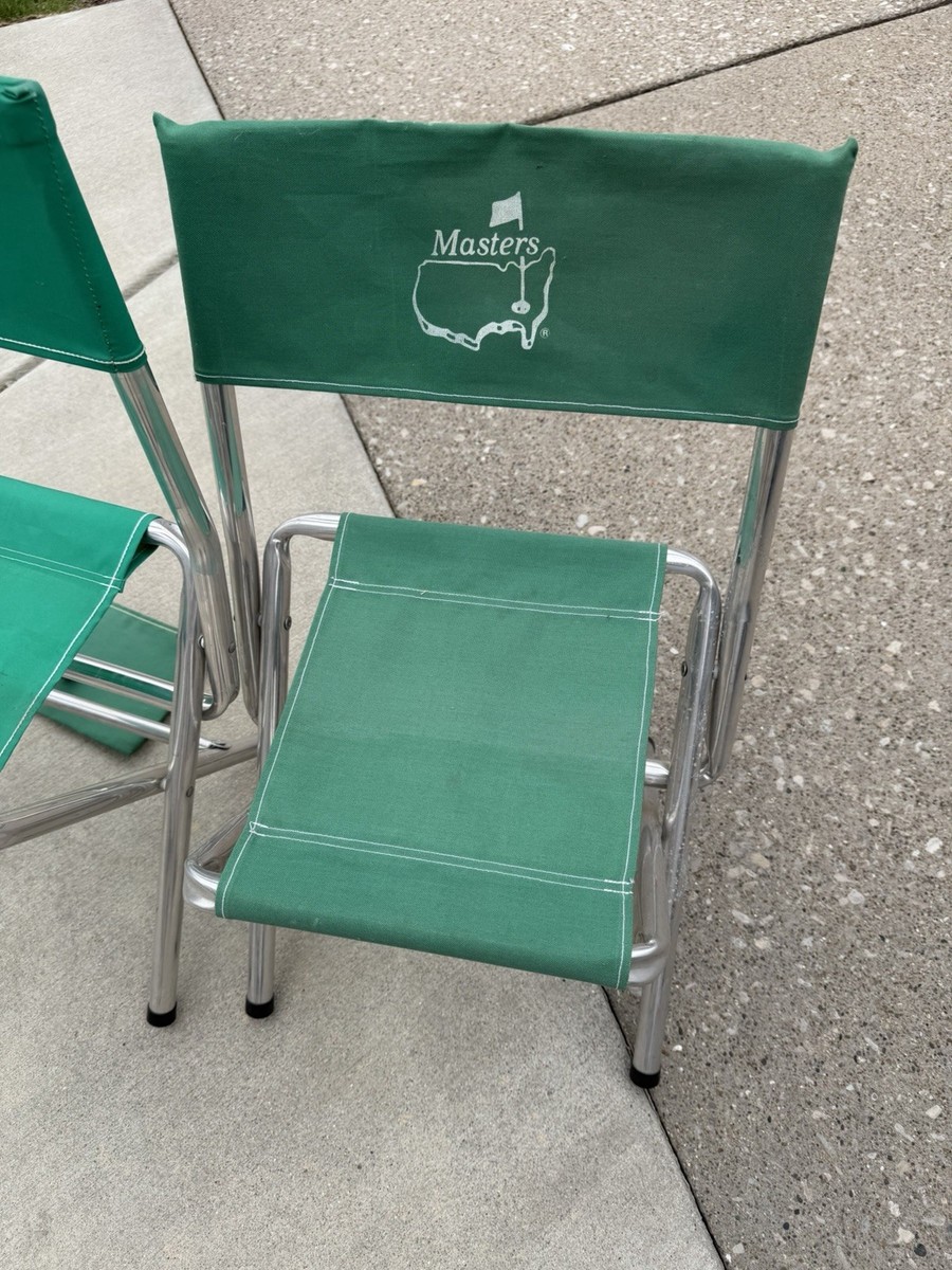マスターズ ゴルフ トーナメント チェア MASTERS 折り畳み 観戦 Vintage Masters Golf Tournament Flight Master Aluminum Folding