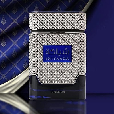 Shiyaaka Blue Eau de Parfum for Men by Khadlaj, 100ml 3.4 oz