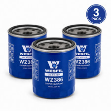 3 x WESFIL COOPER OIL FILTER WZ386 - Z386 Equivalent