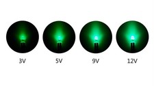 Blinking Or Flashing Pre-wired Leds 3-12 Volt Dc Diffused Blinking Or Flashing Pre-wired Leds 3-12 Volt Dc Diffused