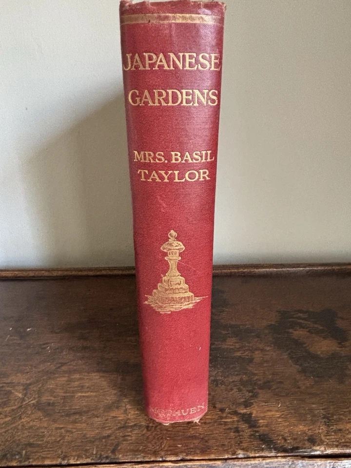 Japanese Gardens Mrs Basil Taylor Methuen 1912 First Edition 28 colour plates - Image 2 of 4