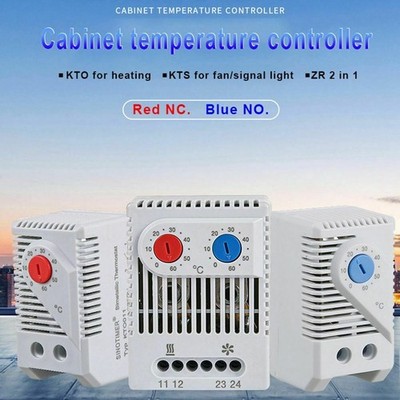Compact Mechanical Plastic Thermostatic Bimetal Heat And Cool Combined