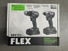 Flex FXM205-2A 24V Compact Drill and Compact Impact Driver Kit - SHIPS FREE