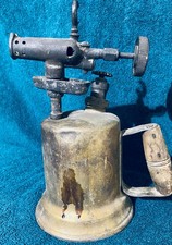 VINTAGE ANTIQUE 1870'S OTTO BERNZ BRASS BLOW TORCH COLLECTIBLE ANTIQUE