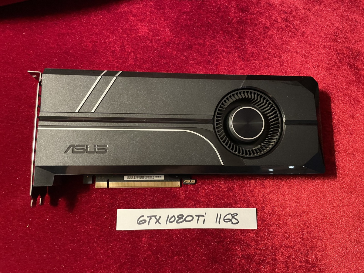 ASUS Turbo GeForce GTX 1080 Ti 11GB GDDR5X Graphics Card for sale