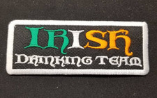 Irish USA Patch Ireland Pride Flag Colors Iron On Sew On Embroidered 1.5x3.75