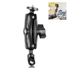 PULUZ Motorcycle Holder Mirror Base Hole Fixed Mount for GoPro and Other Action