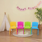 Shpai Kids Chair,Lightweight Plastic 4 Chairs Set for School,Kindergarten,Home