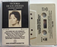 Victoria De Los Angeles Rodrigo, Moreno, Bautista, And Alb niz Cassette Tape