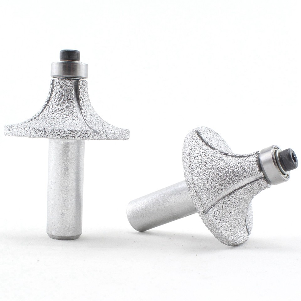 Brazed Radius Router Bit 15mm 19/32'' Head Radius Profile Wheel Shank 1 ...