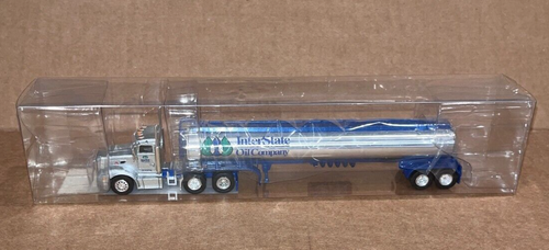 Tonkin Toy, PETERBUILT MODEL 386 SEMI TRACTOR, INTERSTATE  TANKER TRAILER (1/87) - Picture 1 of 5