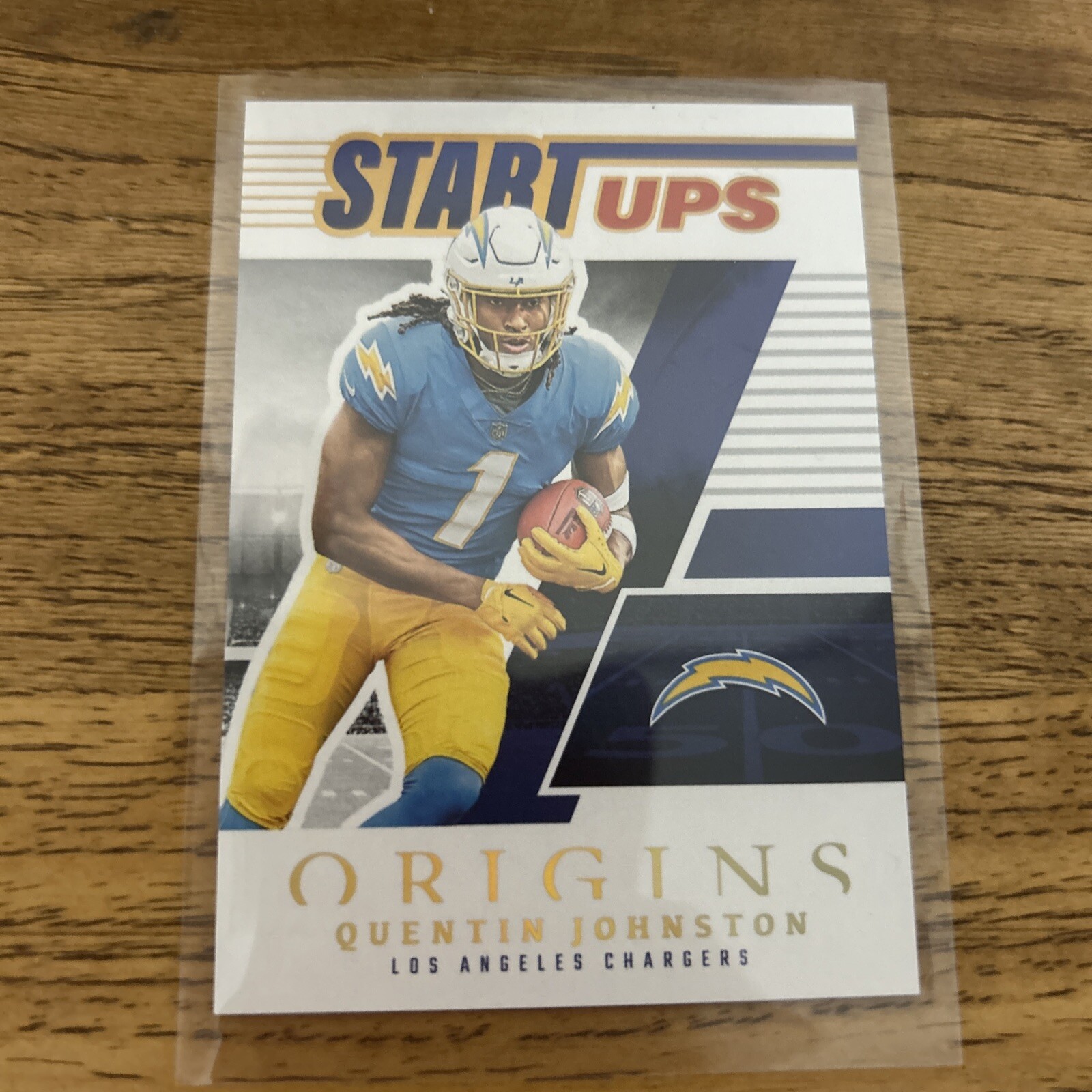 Quentin Johnston - Start Ups insert - Chargers - 2023 Panini Origins - #SU-4