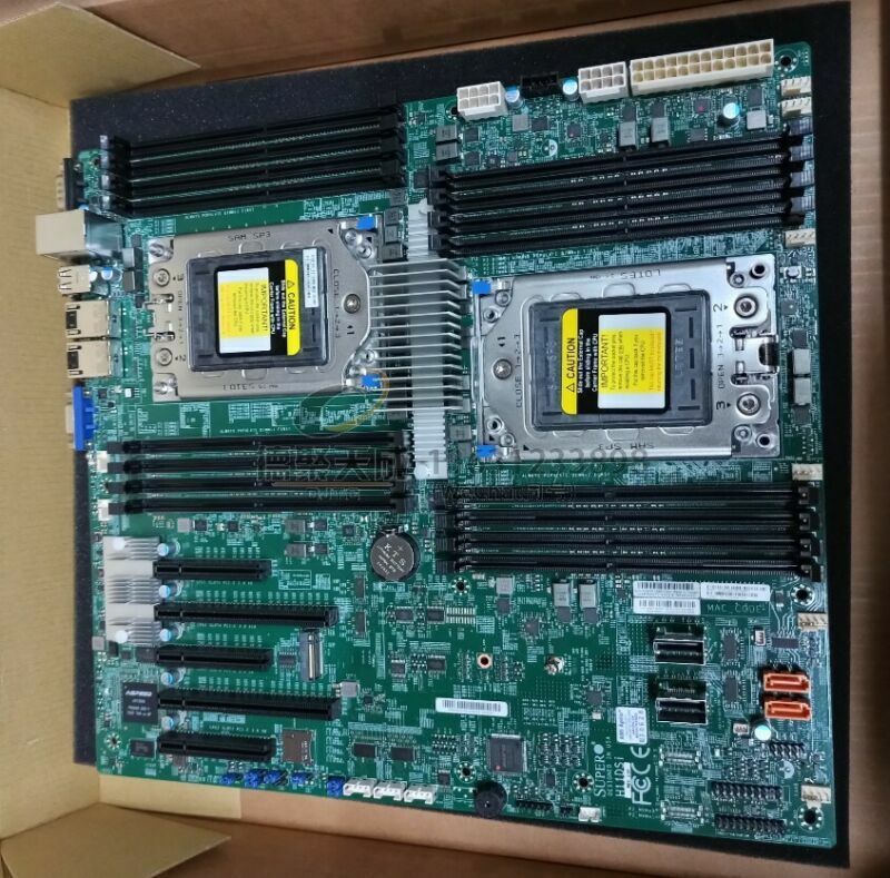 Supermicro H11DSi E-ATX Motherboard With 2x AMD EPYC 7551 64C/128T DDR4 2666 EBa - Foto 3