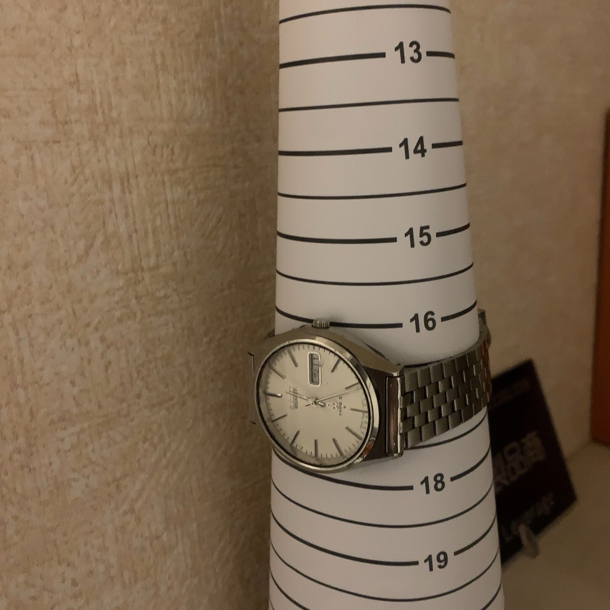 Vintage 1970s SEIKO Type II 7546-8000 Quartz Silver Dial Men's