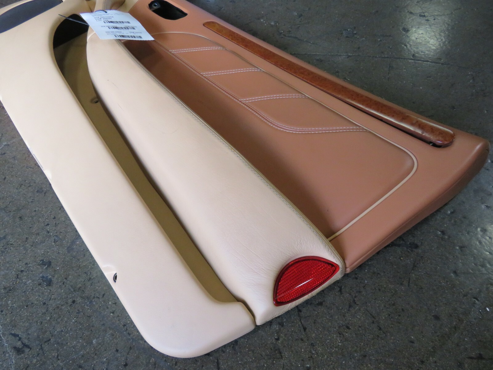 Maserati M128, RH, Right, Front Door Trim Panel, Cuoio/Tan, Used, P/N 66367100