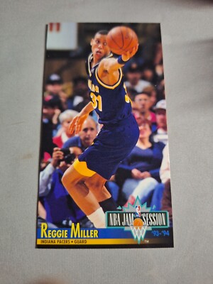 1993-94 NBA JAM SESSION TALL BOY #89 REGGIE MILLER INDIANA PACERS