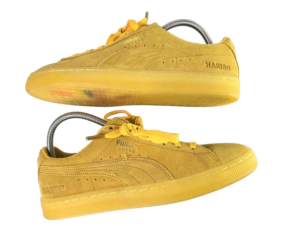 靴 PUMA Suede Wns Haribo 23cm Size 8 - PUMA Haribo x Suede Mimosa gummy bear yellow shoes